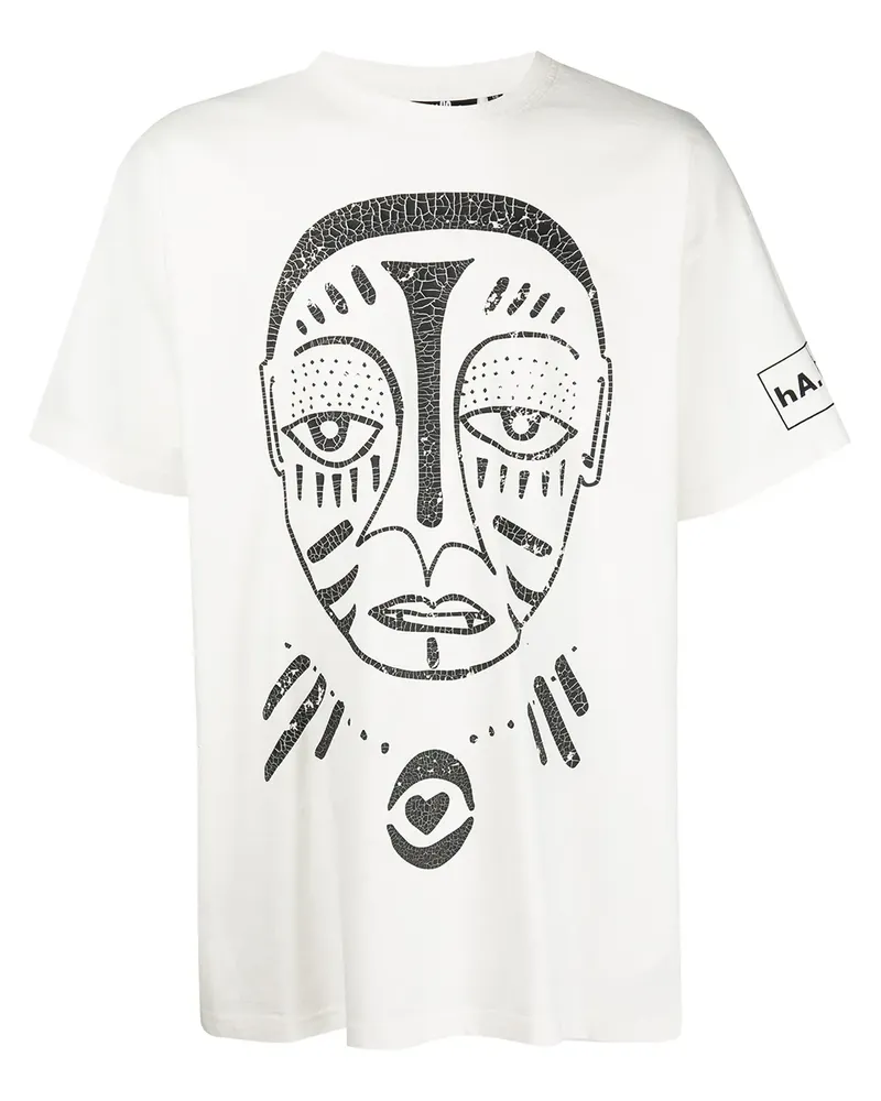 Haculla Believe Face T-Shirt - Weiß Weiß