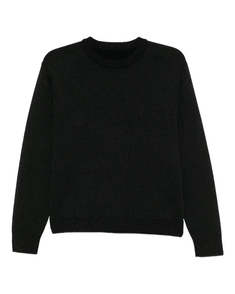 Cynthia Rowley Pullover im Metallic-Look - Schwarz Schwarz