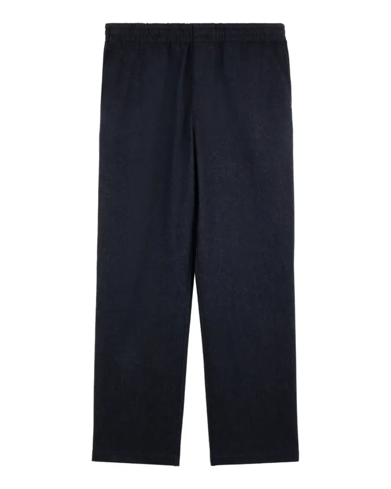 TOD'S Hose aus Woll-Denim mit Kordelzug - Blau Blau