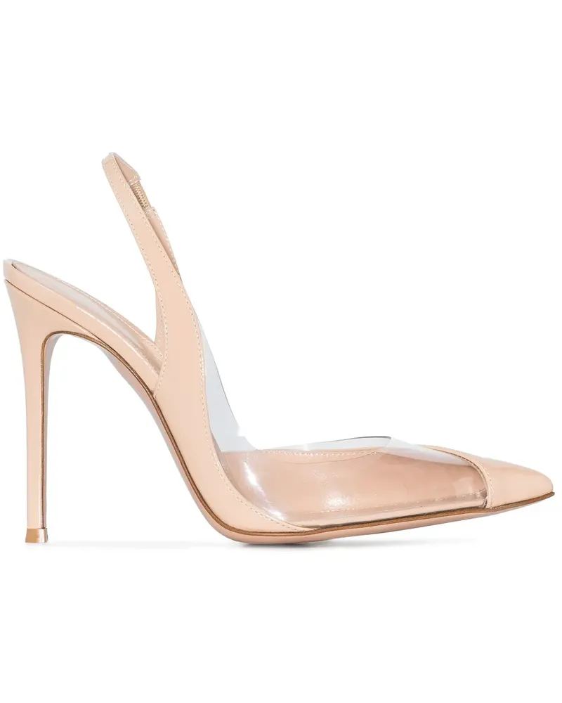 Gianvito Rossi Pumps mit spitzer Kappe 150mm - Nude Nude