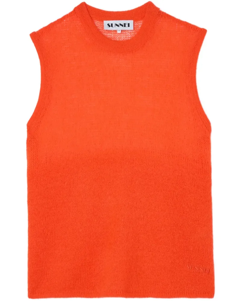 SUNNEI Top aus Mohairgemisch - Orange Orange
