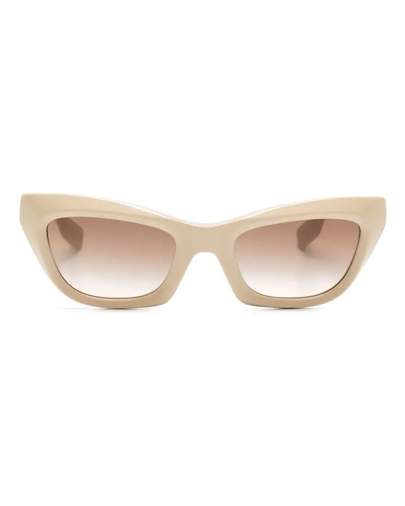Burberry Cat-Eye-Sonnenbrille mit Logo - Nude Nude