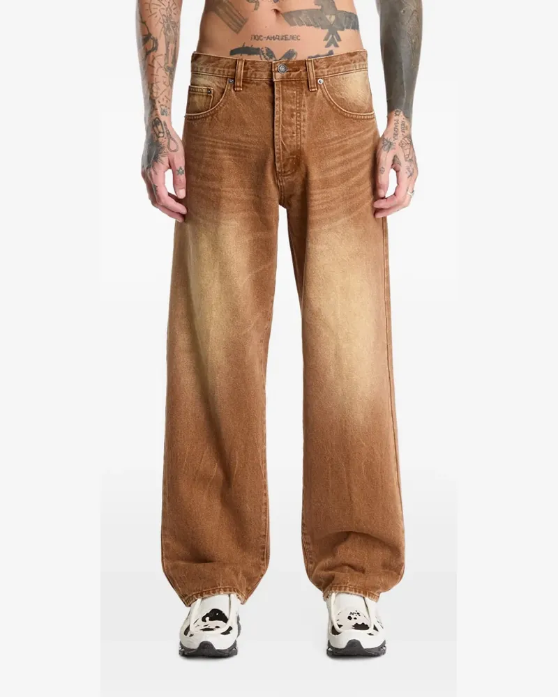 Obey Boxcar straight-leg jeans - Braun Braun
