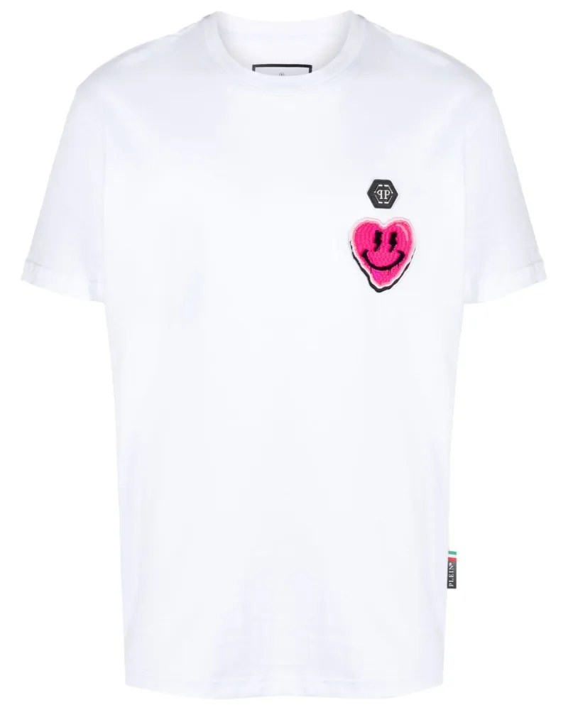 Philipp Plein T-Shirt mit grafischem Print - Weiß Weiß