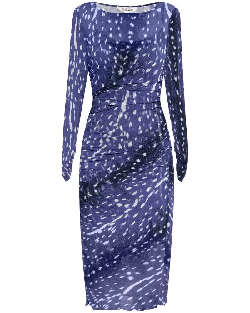 Diane von Furstenberg Oslo Midikleid - Blau Blau