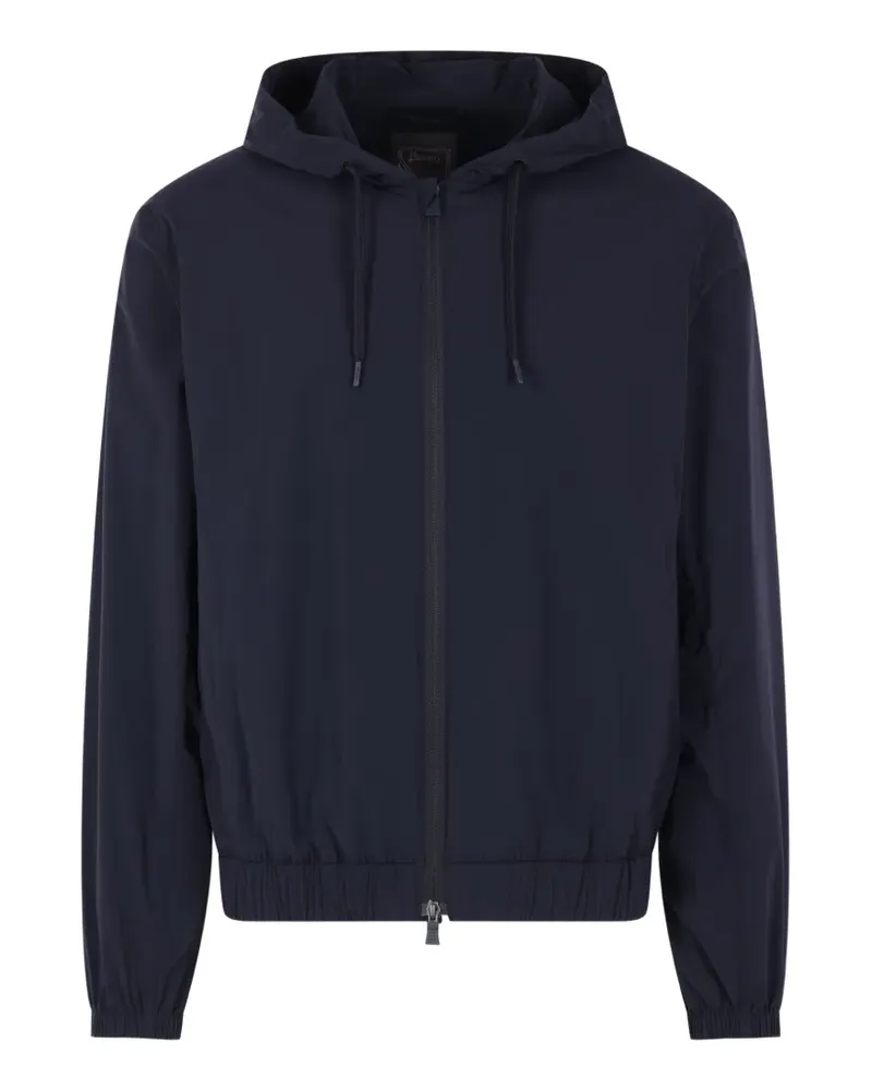 Herno Kapuzenmantel mit Reißverschluss - Blau Blau