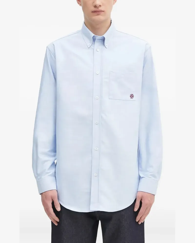 Drôle de Monsieur chest-pocket shirt - Blau Blau