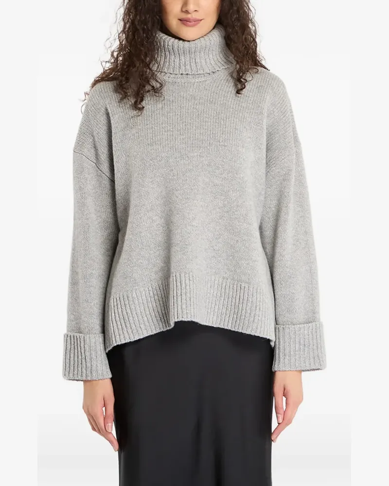 Samsøe & Samsøe Sakeiku turtleneck sweater - Grau Grau
