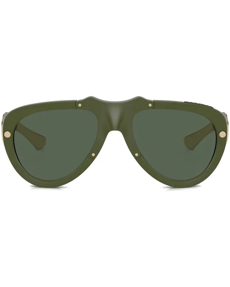 Burberry Sonnenbrille im Visierdesign - Grün Grün