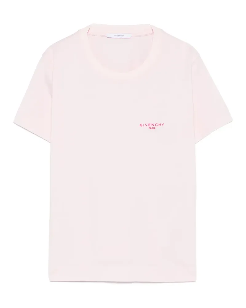 Givenchy T-Shirt mit Logo-Print - Rosa Rosa