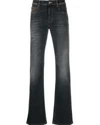 Billionaire Straight-Leg-Jeans mit Logo-Patch Grau