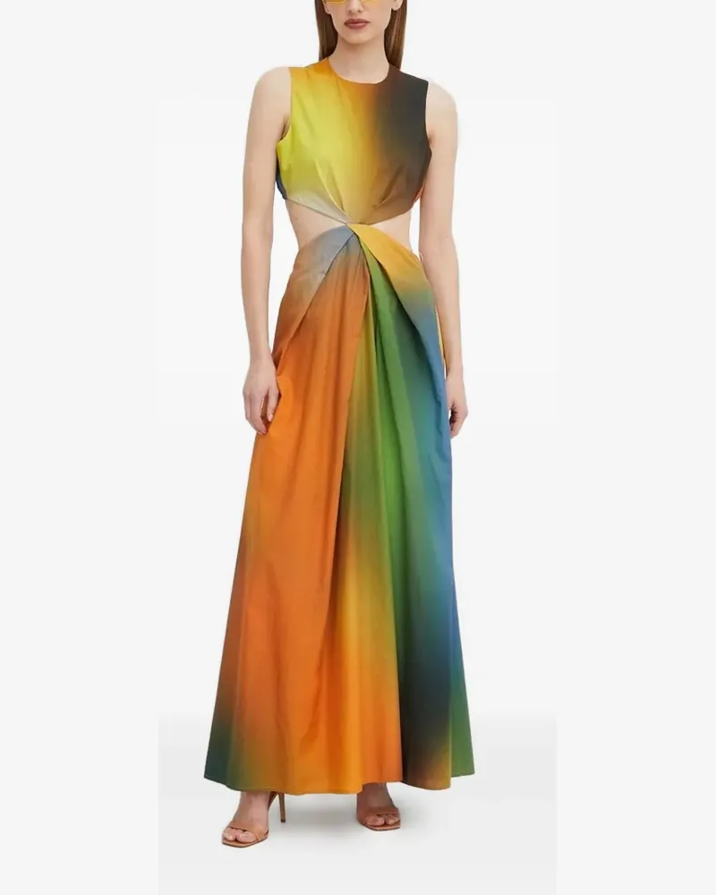 Silvian Heach Maxikleid mit Cut-Outs - Orange Orange