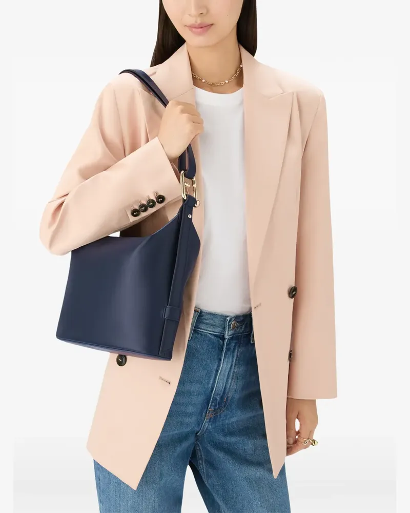 Furla Mittelgroße Nuvola Schultertasche - Blau Blau