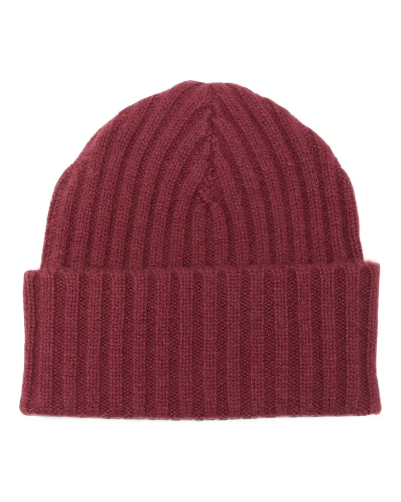 Warm-ME Poppeye Beanie aus Rippstrick - Rot Rot