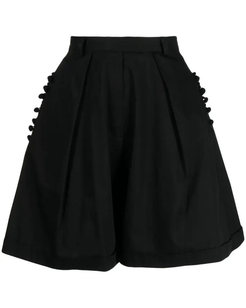 ANOUKI Shorts mit hohem Bund - Schwarz Schwarz