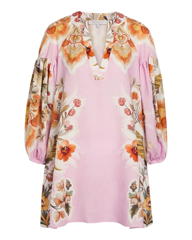 Borgo De Nor Harlow Minikleid mit Print - Violett Violett