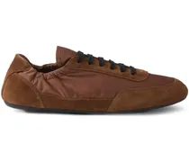 Collapse Re-Nylon Sneakers aus Wildleder - Braun