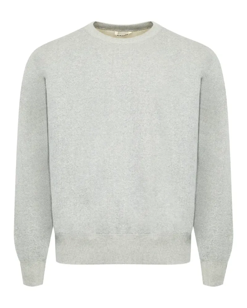 AURALEE Sweatshirt mit Rundhalsausschnitt - Grau Grau