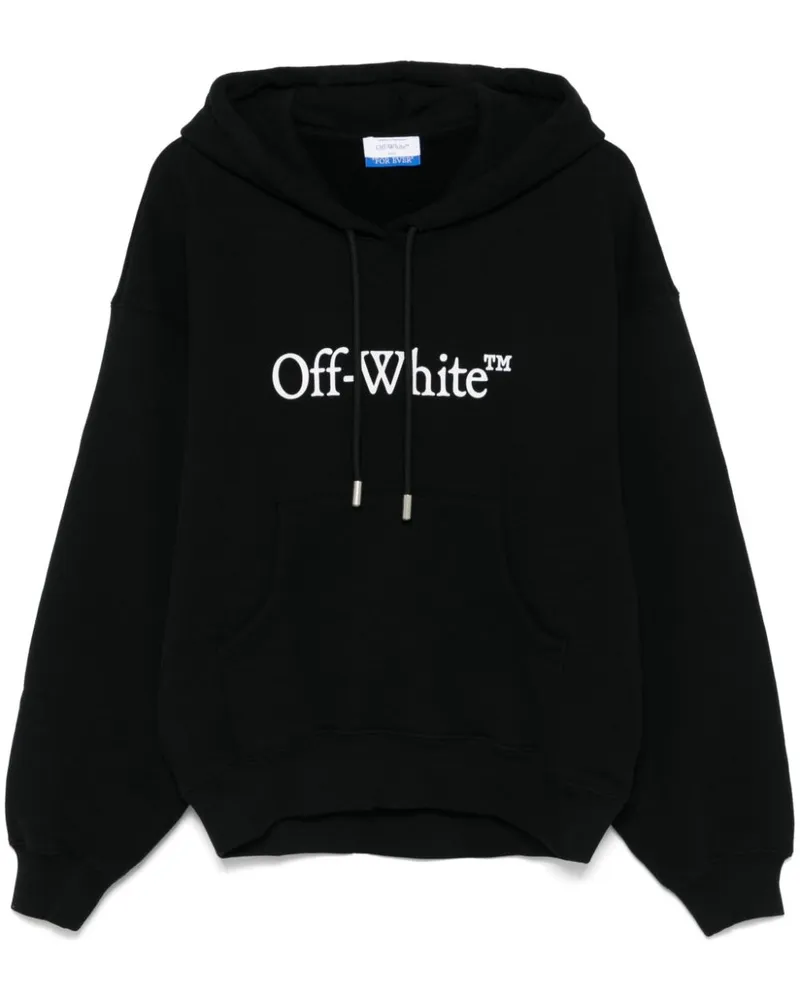OFF-WHITE Hoodie mit Logo-Print - Schwarz Schwarz