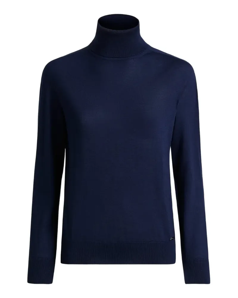 Kiton Pullover mit Rollkragen - Blau Blau