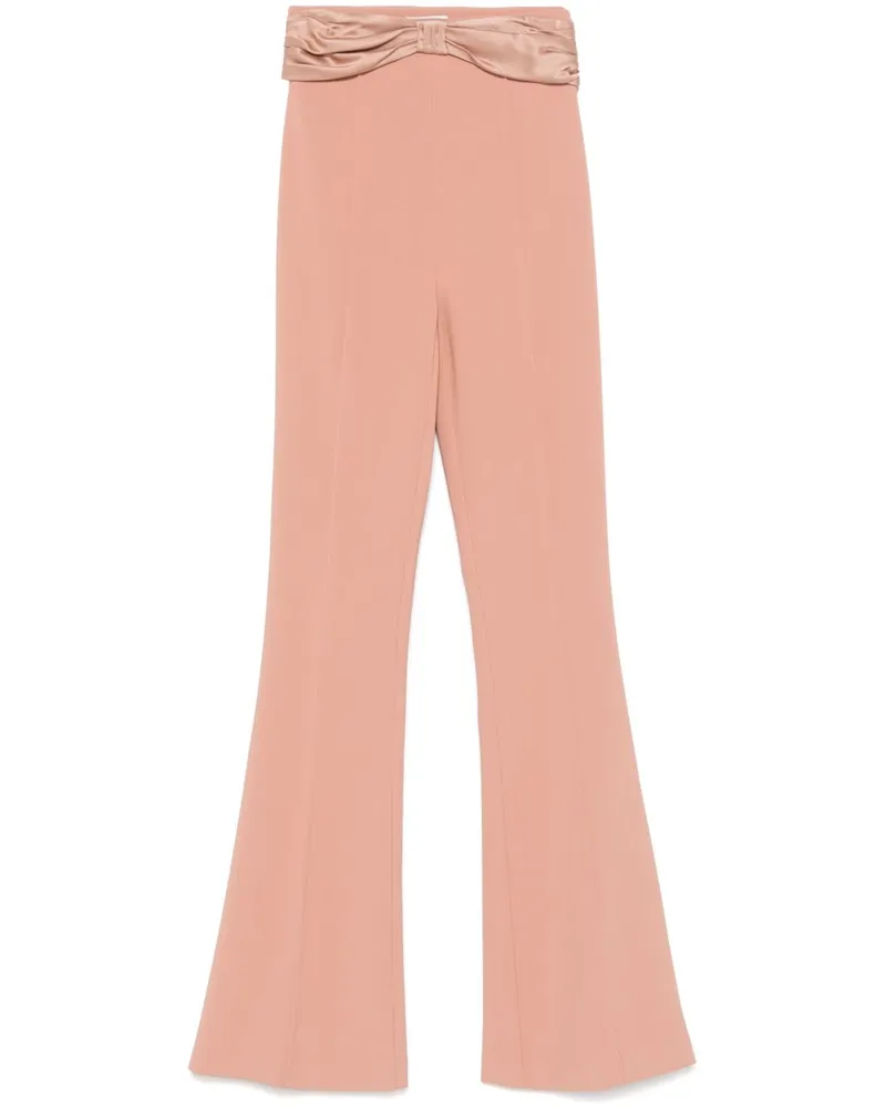 Elisabetta Franchi Hose mit Schleifendetail - Nude Nude