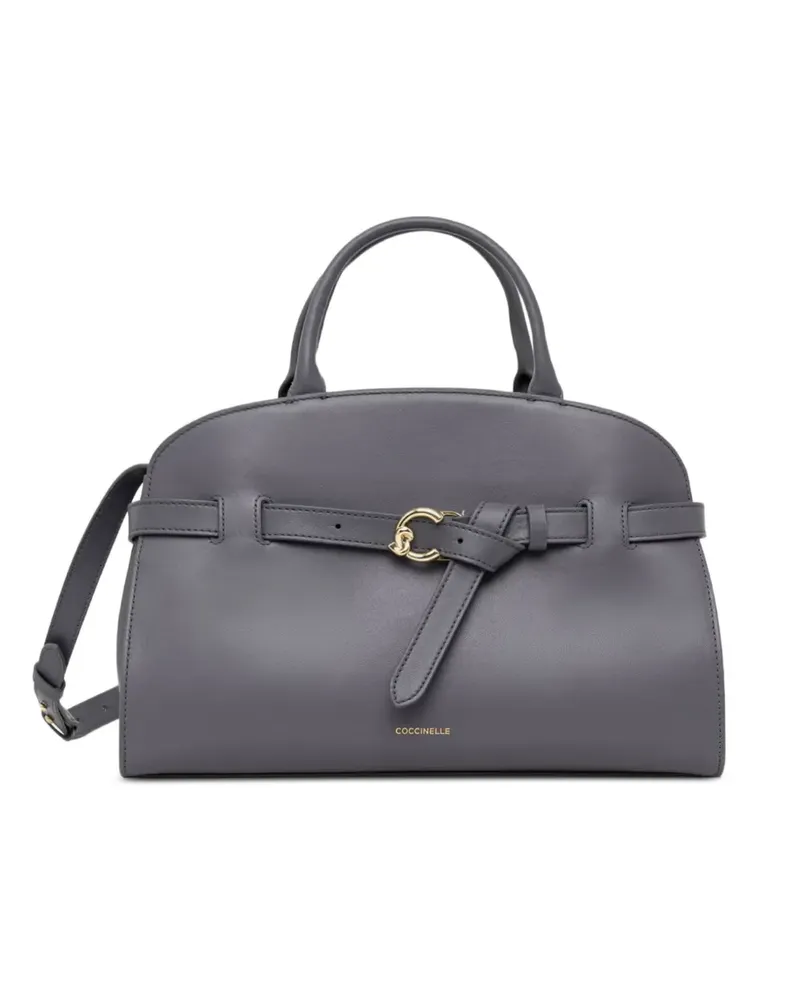 Coccinelle Sabine Tote Bag mit Schnallendetail - Grau Grau