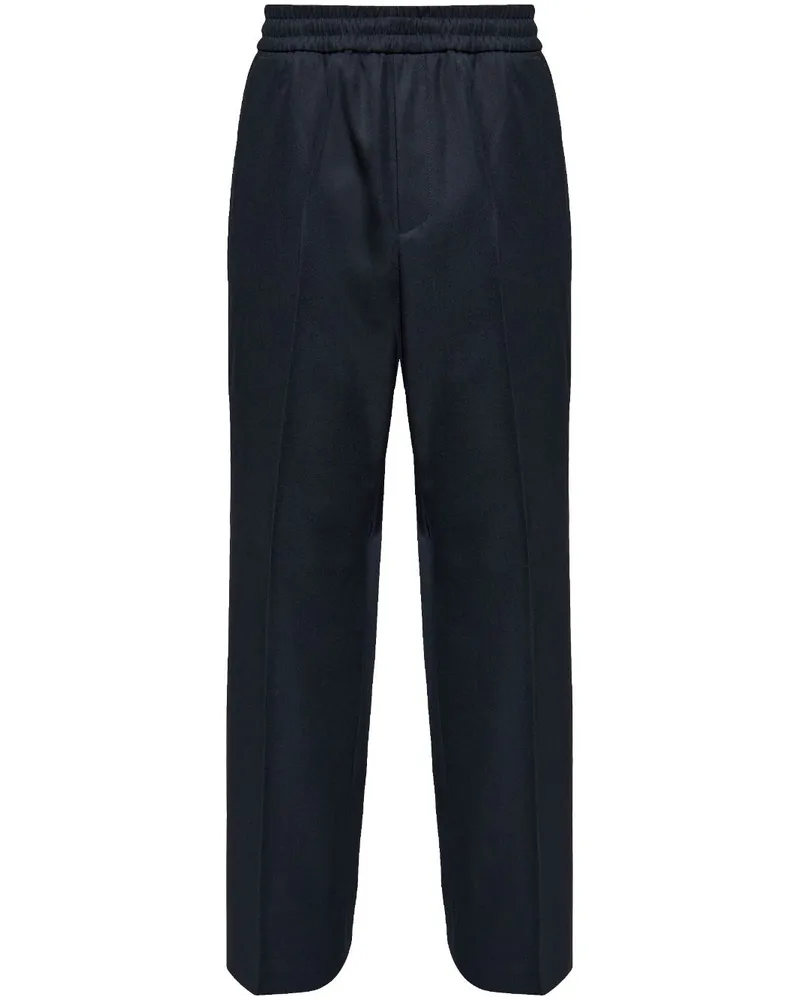 Golden Goose Weite Hose mit elastischem Bund - Blau Blau