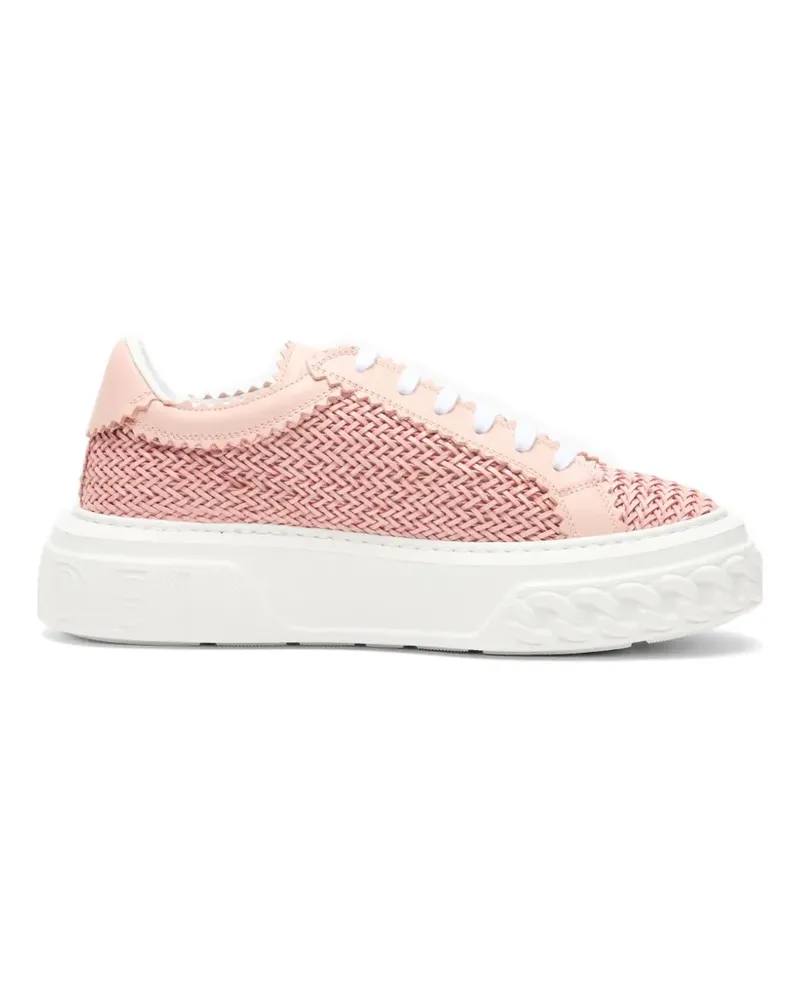 Casadei woven flatform sneakers - Rosa Rosa