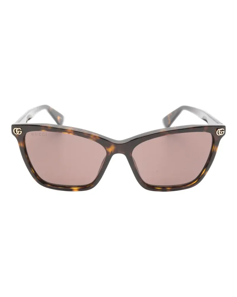 Gucci Sonnenbrille mit Cat-Eye-Gestell - Braun Braun