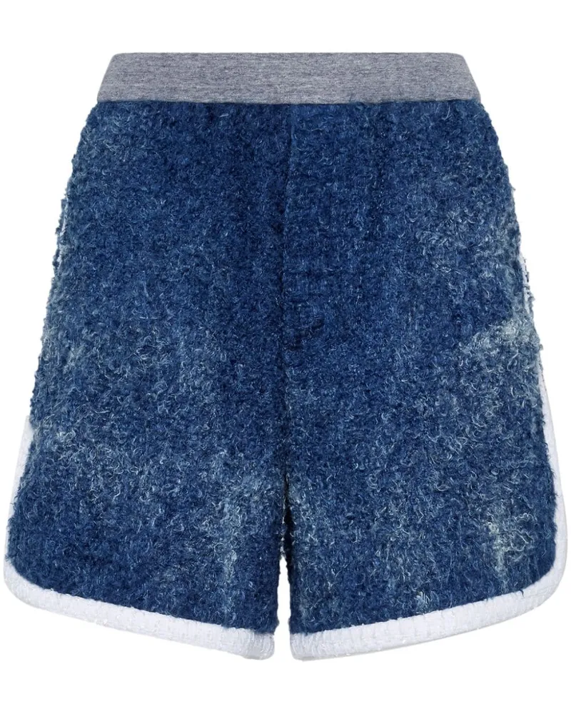 Dsquared2 Shorts mit ausgeblichenem Effekt - Blau Blau