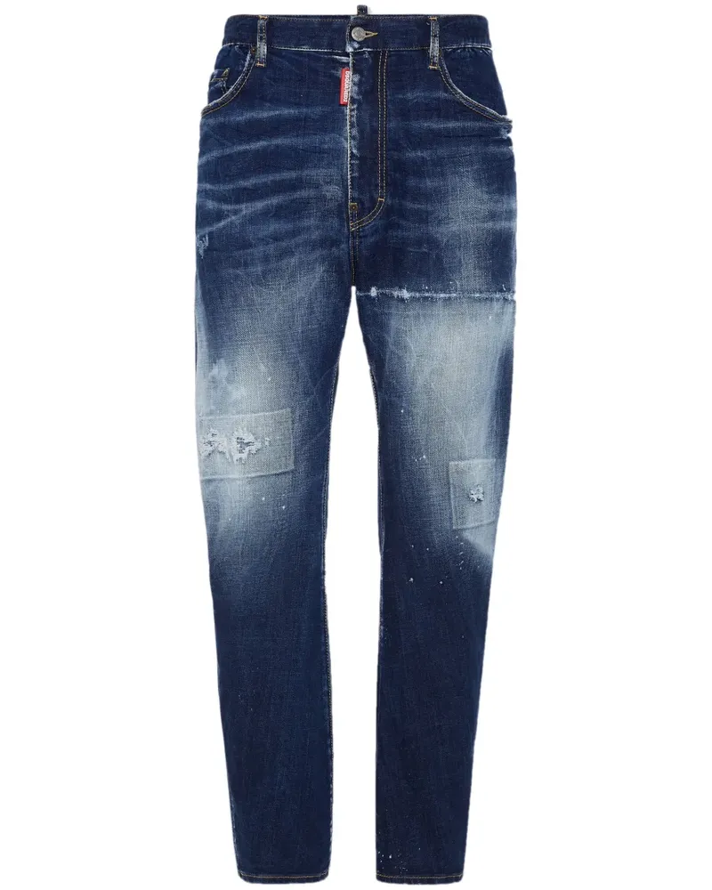 Dsquared2 Distressed-Jeans aus Baumwollstretch - Blau Blau