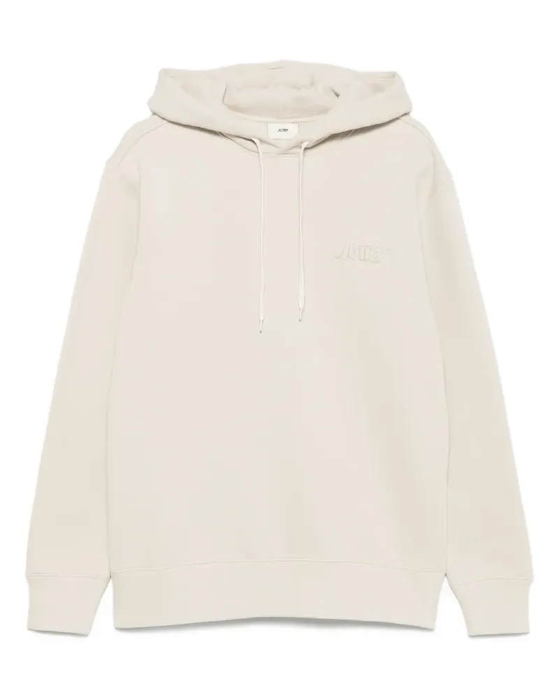 AUTRY Hoodie mit Logo-Stickerei - Nude Nude