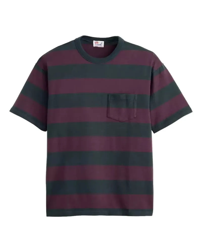 Levi's 1960s T-Shirt mit gestreifter Tasche - Violett Violett