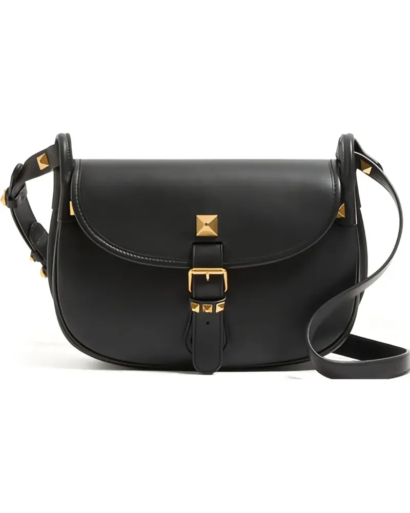 Valentino Garavani Rockstud Satchel-Tasche mit Schnalle - Schwarz Schwarz
