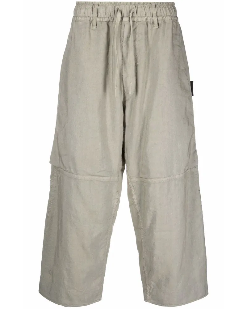 Stone Island Klassische Cropped-Hose - Grün Grün