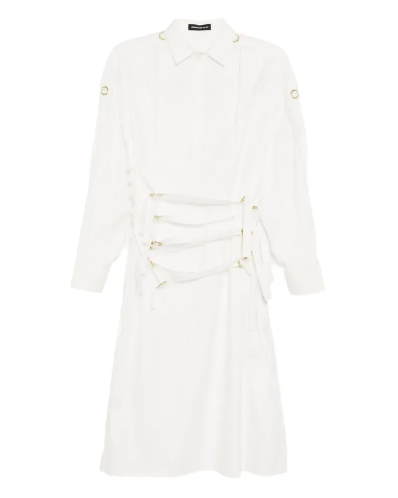 Undercover Hemdkleid mit Eton-Kragen - Weiß Weiß