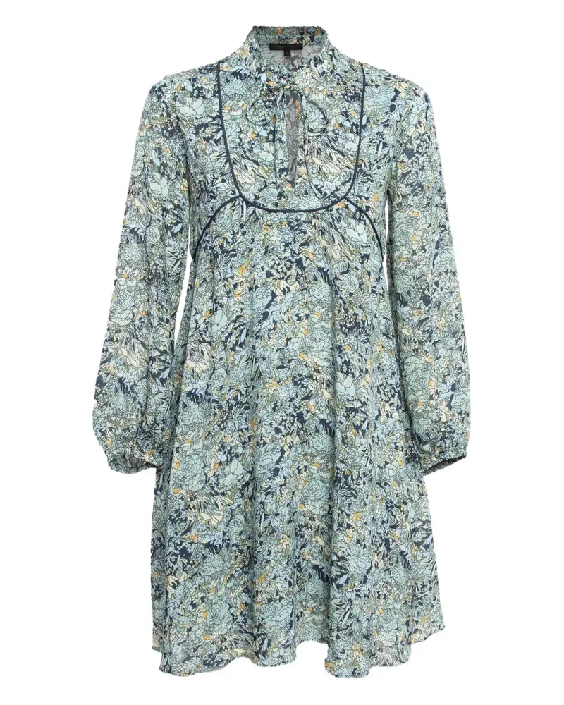 Maje Pre-owned Kleid mit Blumen-Print - Blau Blau
