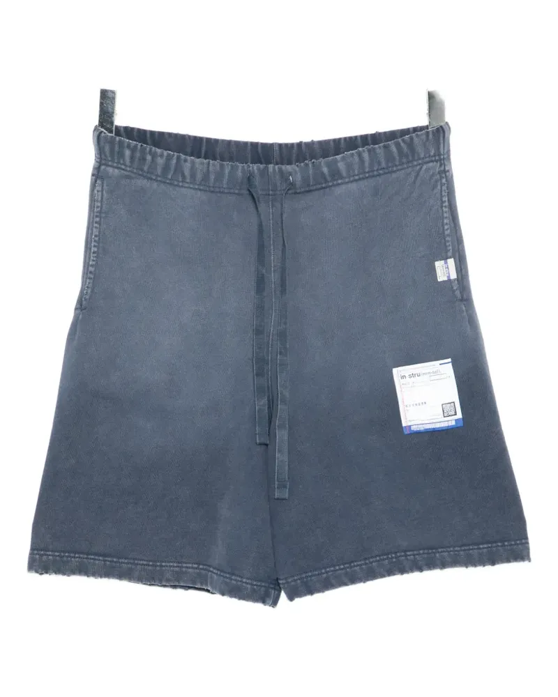 MIHARAYASUHIRO Sun Faded Like sweat shorts - Blau Blau