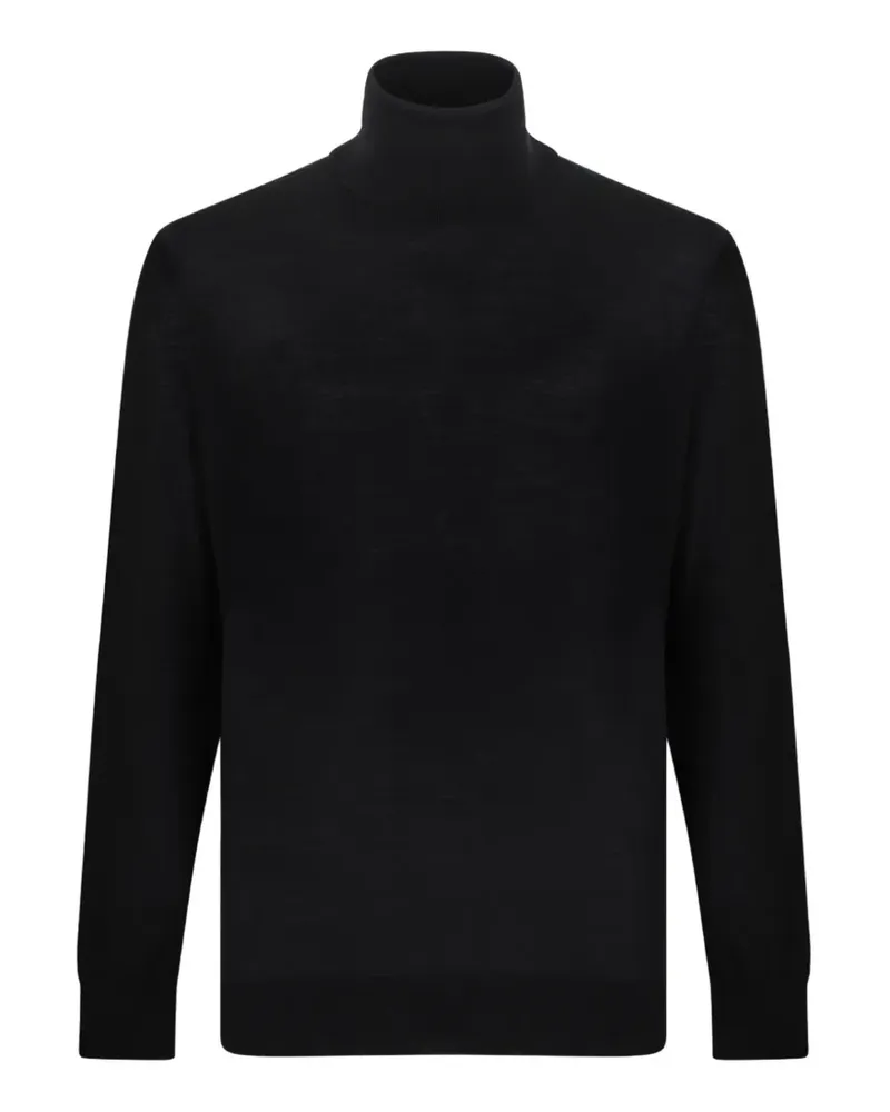 Golden Goose Rollkragenpullover mit Stern-Detail - Schwarz Schwarz