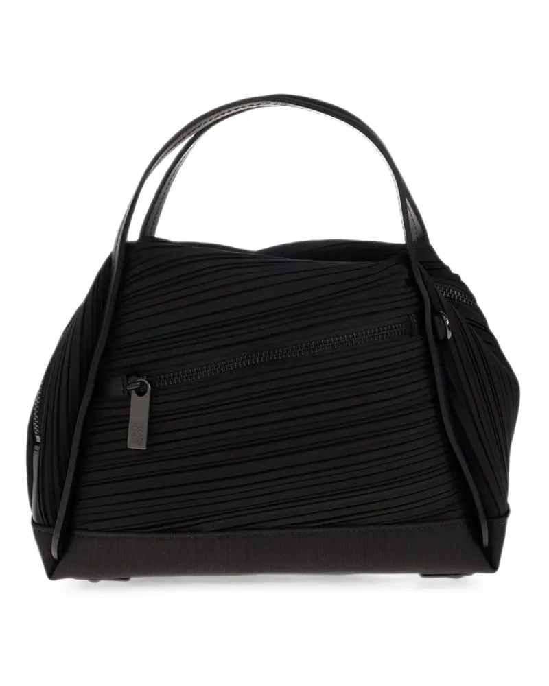 Issey Miyake pleated tote bag - Schwarz Schwarz