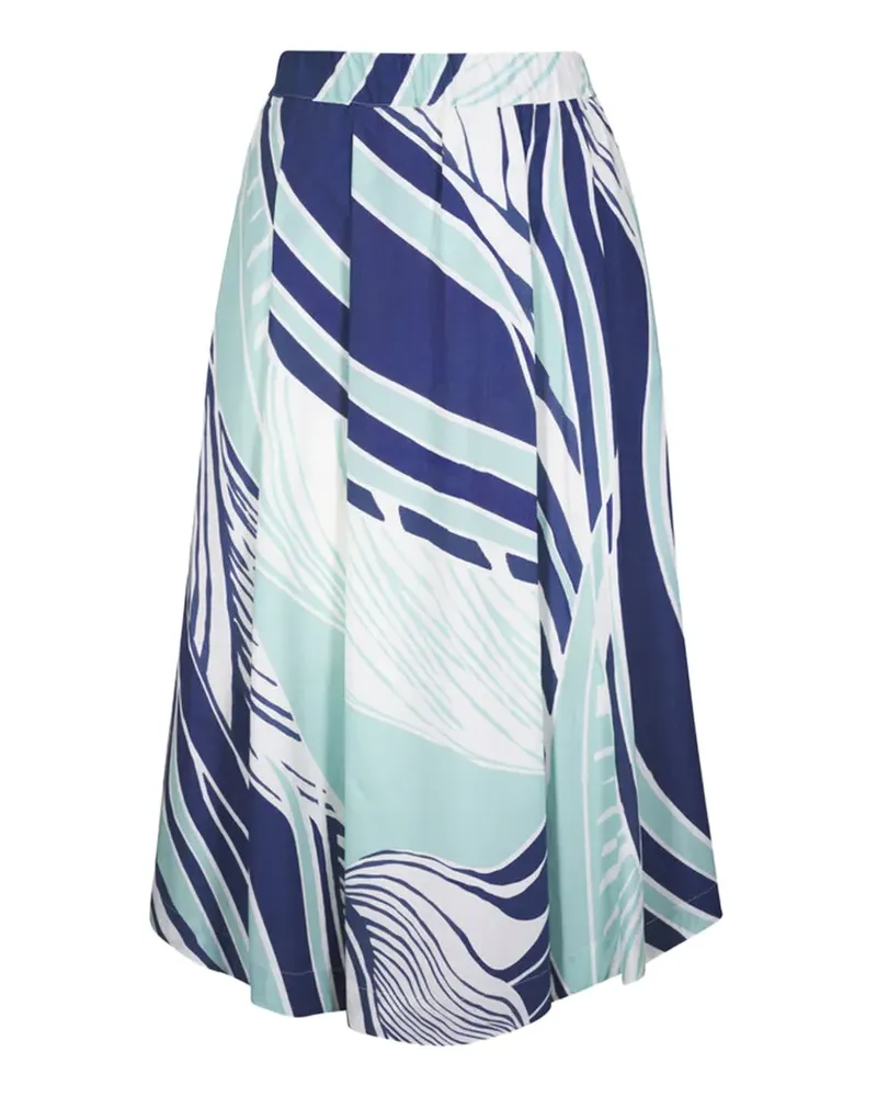 Antonelli Firenze printed midi skirt - Blau Blau