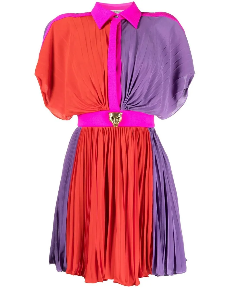 Roberto Cavalli Kleid in Colour-Block-Optik - 09000 09000