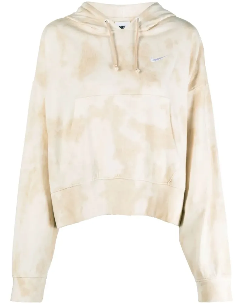 Nike Ausgeblichener Batik-Hoodie - Nude Nude