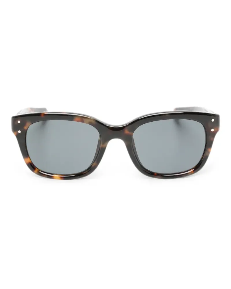 Balenciaga Eckige Sonnenbrille in Schildpattoptik - Braun Braun