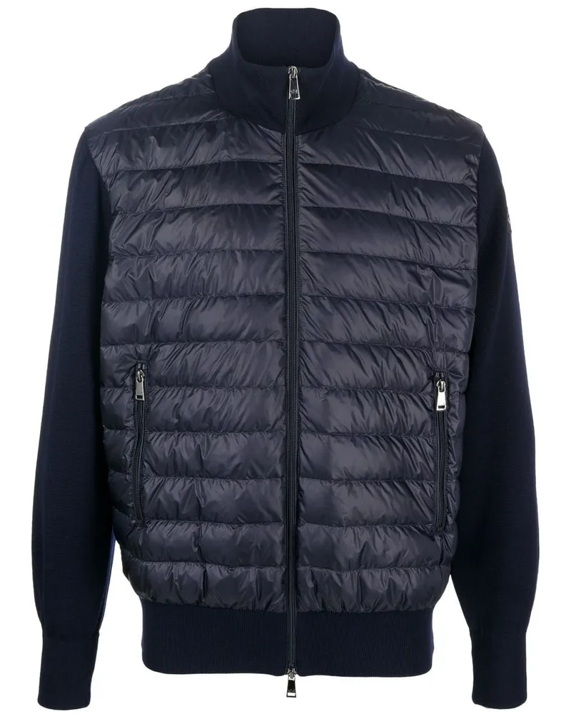 Paul & Shark Cardigan mit gesteppten Einsätzen - Blau Blau