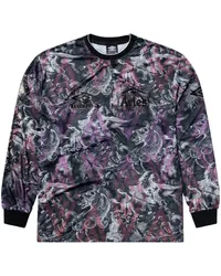 Aries Sweatshirt mit Print Schwarz