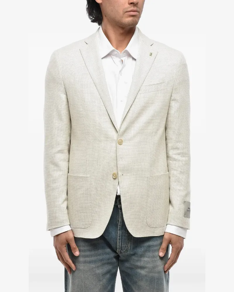 Corneliani CC Collection single-breasted blazer - Nude Nude