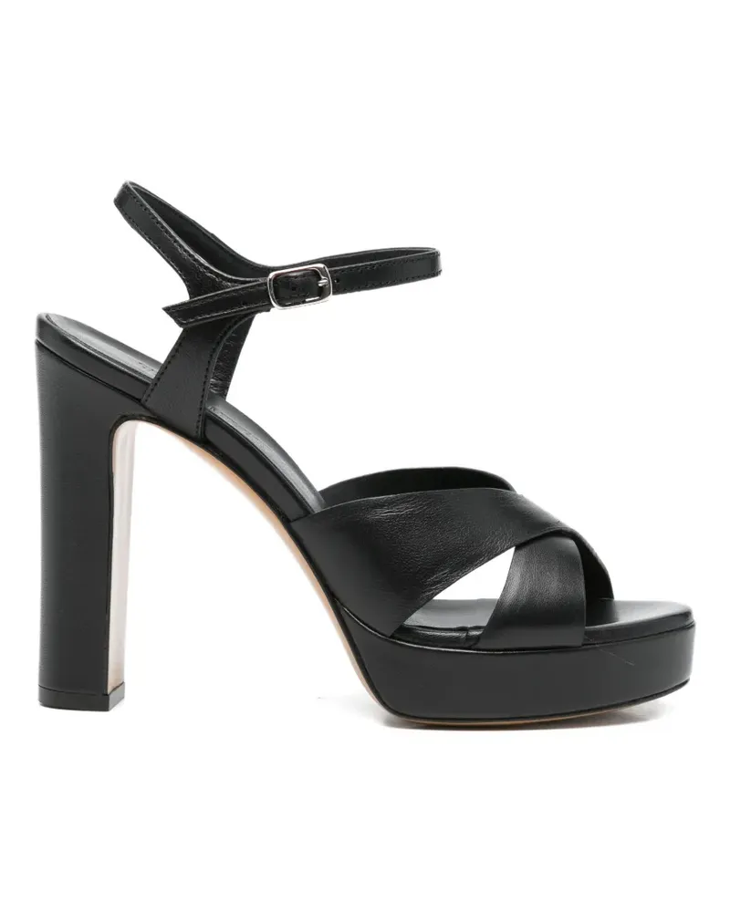 Guglielmo Rotta criss-cross-strap sandals - Schwarz Schwarz