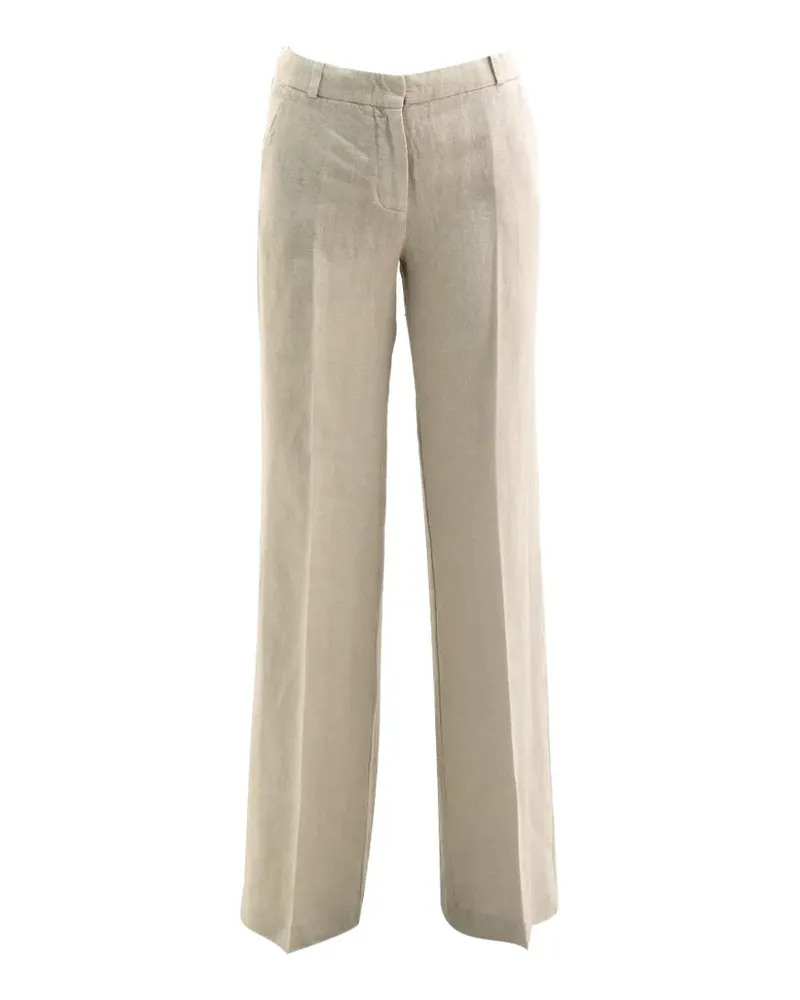 KILTIE pressed-crease belt-loop trousers - Nude Nude
