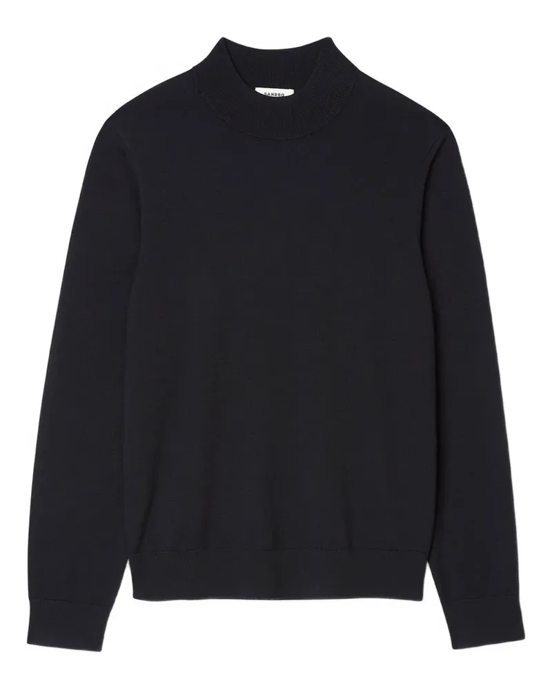 Sandro Klassischer Pullover - Blau Blau